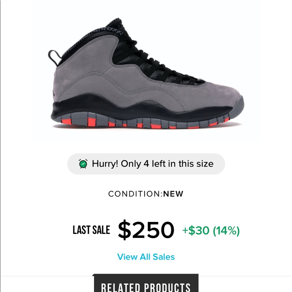 Cool Gray 10, good condition